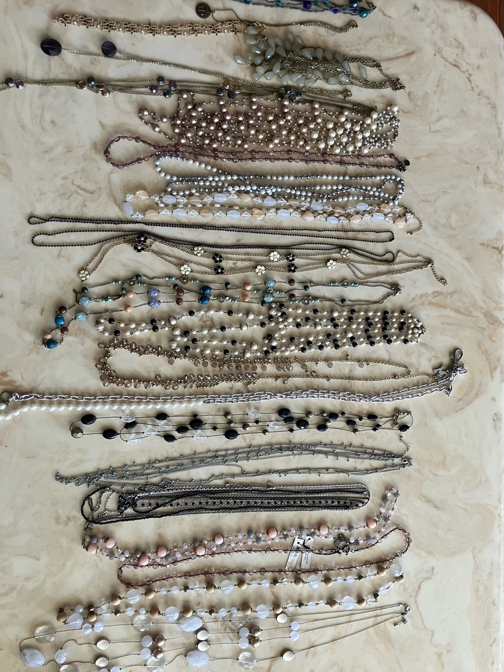 24 Women’s Costume Jewelry Necklaces.